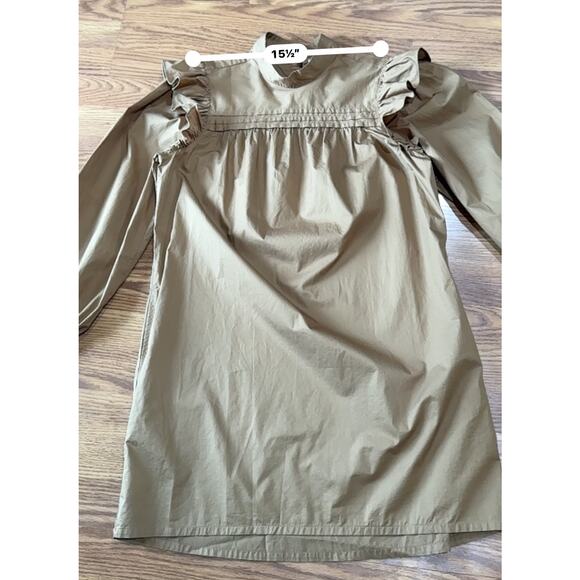 Xirena brown mini Nyla Dress in Khaki Gold size L - Picture 5 of 10